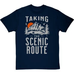 Taking The Scenic Route T-Shirt -Tshirt Store taking the scenic route tshirt 178 navybluetshirt