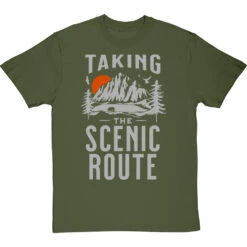 Taking The Scenic Route T-Shirt -Tshirt Store taking the scenic route tshirt 178 olivetshirt