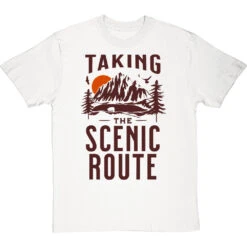 Taking The Scenic Route T-Shirt -Tshirt Store taking the scenic route tshirt 179 whitetshirt