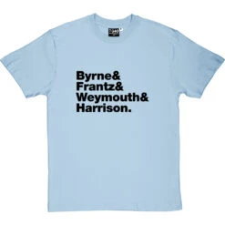 Talking Heads Line-Up T-Shirt -Tshirt Store talking heads tshirt 1 skybluetshirt