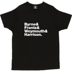 Talking Heads Line-Up T-Shirt -Tshirt Store talking heads tshirt 2 black mens v neck tshirt