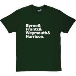 Talking Heads Line-Up T-Shirt -Tshirt Store talking heads tshirt 2 bottlegreentshirt