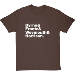 Talking Heads Line-Up T-Shirt -Tshirt Store talking heads tshirt 2 hazelnuttshirt