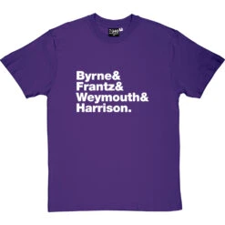 Talking Heads Line-Up T-Shirt -Tshirt Store talking heads tshirt 2 purpletshirt