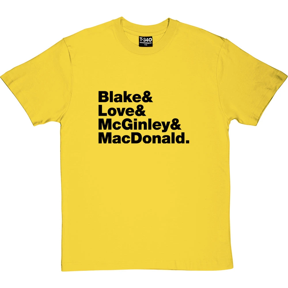 Teenage Fanclub Line-Up T-Shirt 5 Teenage Fanclub Line-Up T-Shirt - Image 5