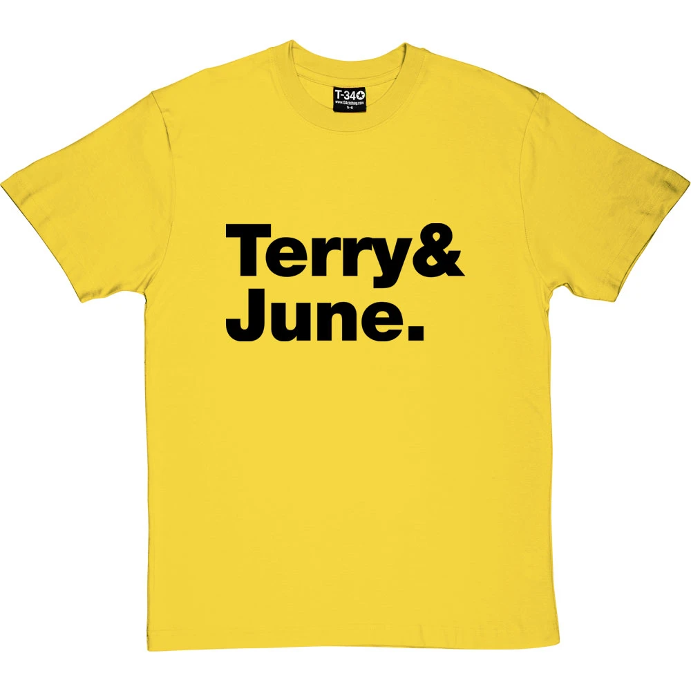 Terry And June Line-Up T-Shirt 5 Terry And June Line-Up T-Shirt - Image 5