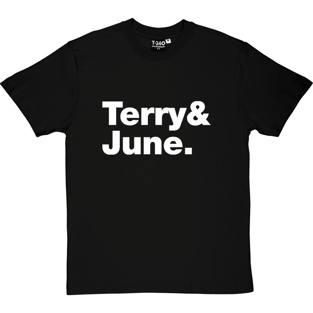 Terry And June Line-Up T-Shirt 1 Terry And June Line-Up T-Shirt