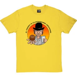 Terry's Clockwork Orange T-Shirt -Tshirt Store terrys clockwork orange tshirt 1 yellowtshirt