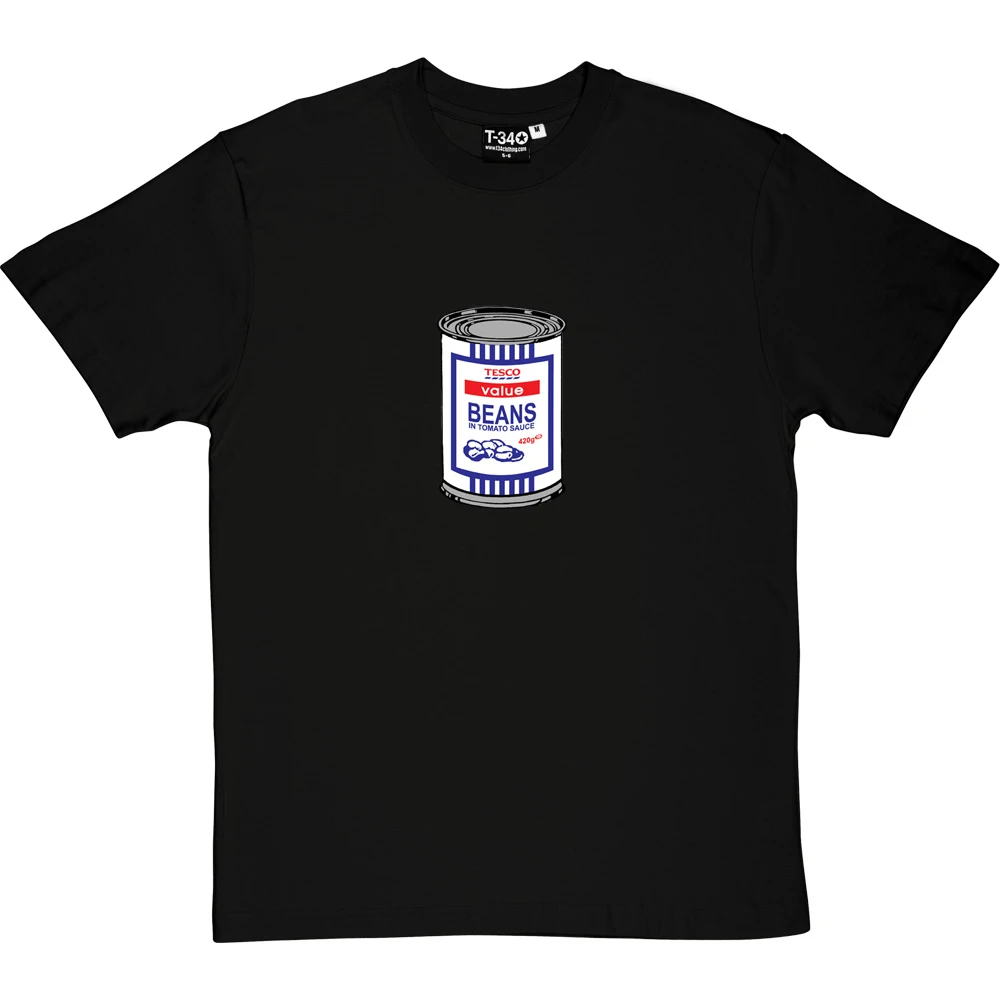 Tesco Baked Beans Tin T-Shirt 8 Tesco Baked Beans Tin T-Shirt - Image 8