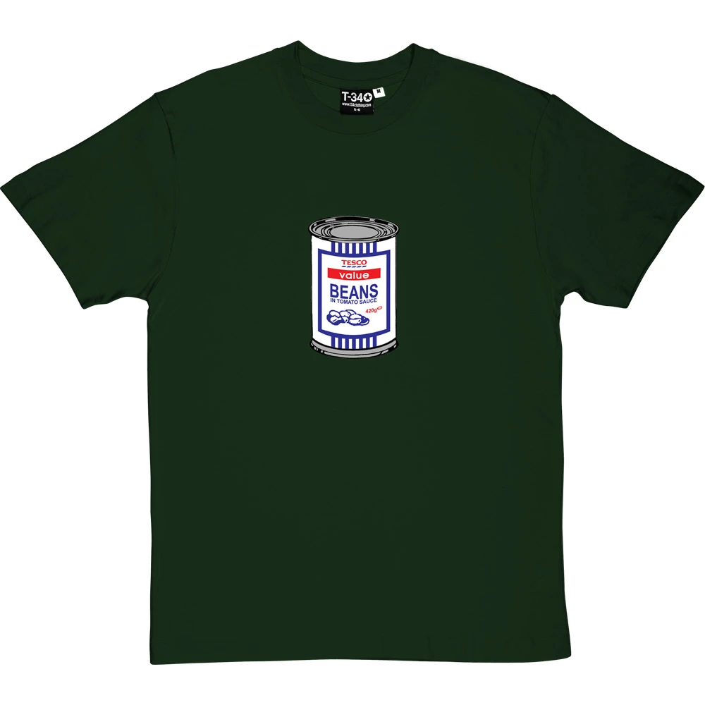 Tesco Baked Beans Tin T-Shirt 7 Tesco Baked Beans Tin T-Shirt - Image 7