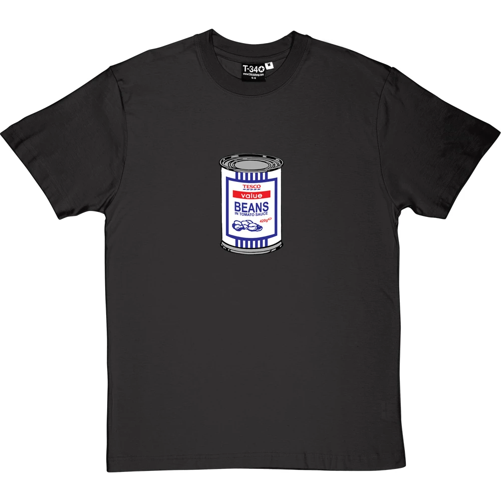 Tesco Baked Beans Tin T-Shirt 6 Tesco Baked Beans Tin T-Shirt - Image 6