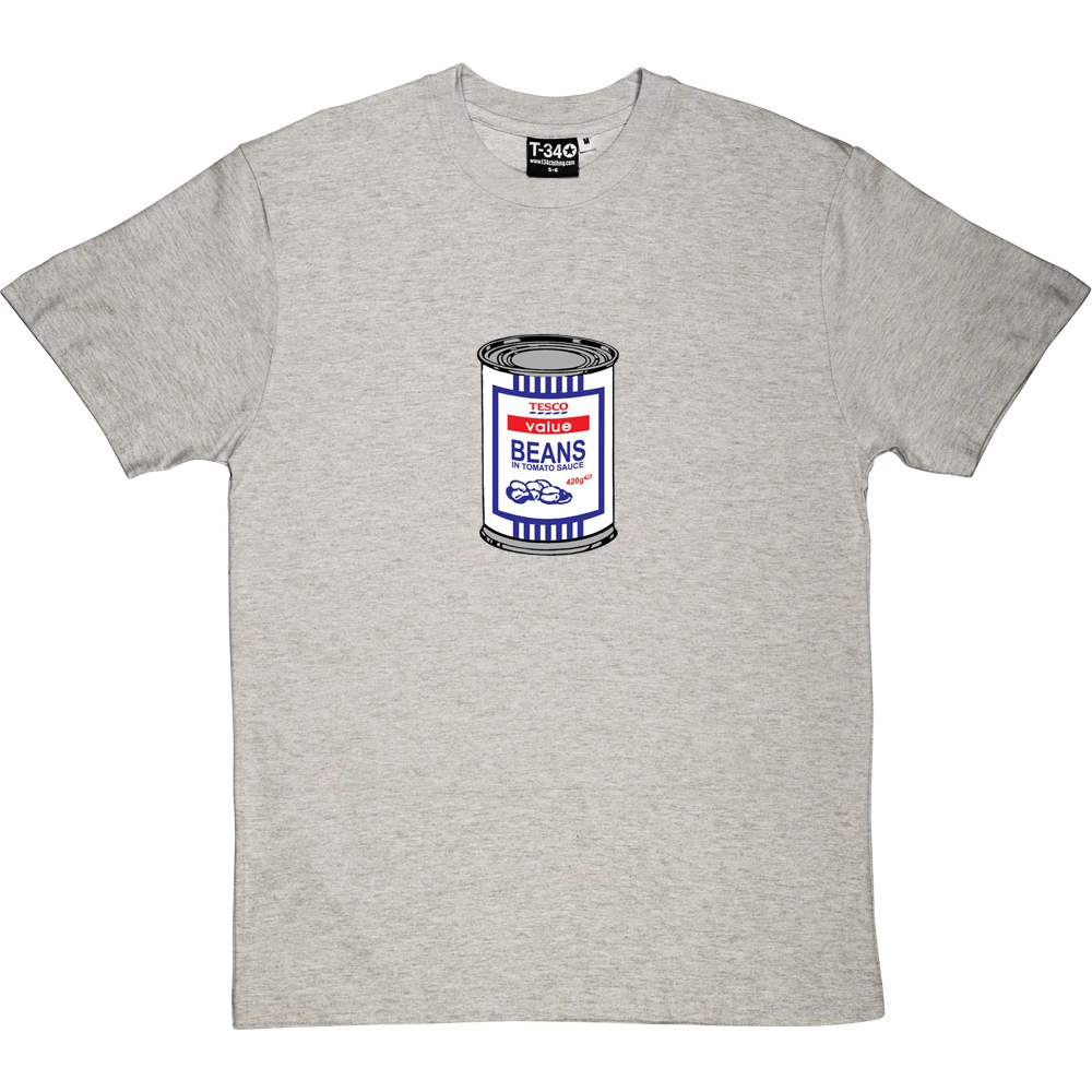 Tesco Baked Beans Tin T-Shirt 14 Tesco Baked Beans Tin T-Shirt - Image 14