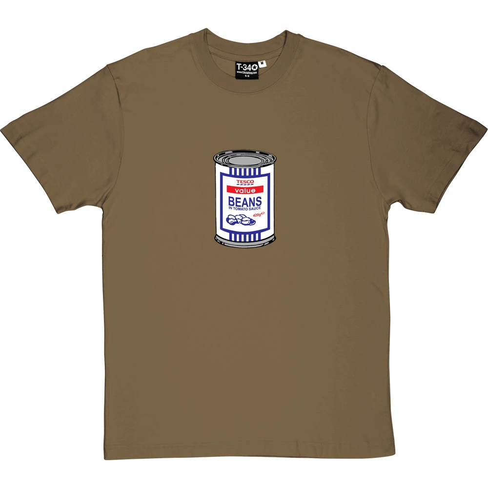 Tesco Baked Beans Tin T-Shirt 10 Tesco Baked Beans Tin T-Shirt - Image 10