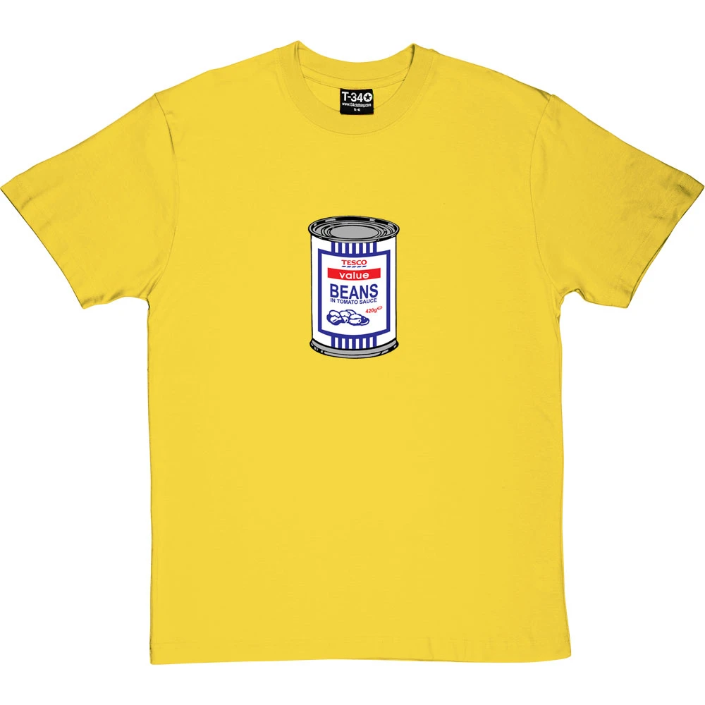Tesco Baked Beans Tin T-Shirt 12 Tesco Baked Beans Tin T-Shirt - Image 12