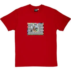 Test Card T-Shirt -Tshirt Store testcard redtshirt