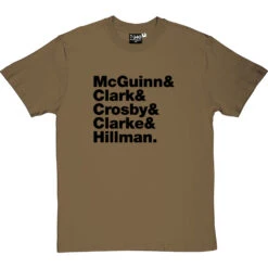 The Byrds Line-Up T-Shirt -Tshirt Store the byrds tshirt 1 olivetshirt