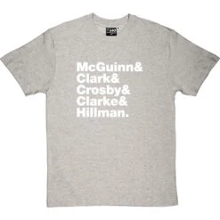 The Byrds Line-Up T-Shirt