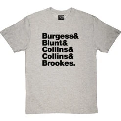 The Charlatans Line-Up T-Shirt -Tshirt Store the charlatans line up tshirt 1 lightoxfordtshirt