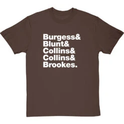 The Charlatans Line-Up T-Shirt -Tshirt Store the charlatans line up tshirt 2 hazelnuttshirt