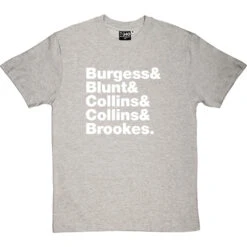 The Charlatans Line-Up T-Shirt -Tshirt Store the charlatans line up tshirt 2 lightoxfordtshirt