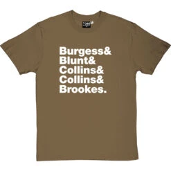 The Charlatans Line-Up T-Shirt -Tshirt Store the charlatans line up tshirt 2 olivetshirt
