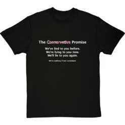 The Conservative Promise T-Shirt -Tshirt Store the conservative promise tshirt 2 blacktshirt