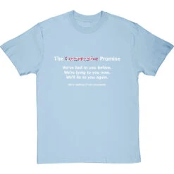 The Conservative Promise T-Shirt -Tshirt Store the conservative promise tshirt 2 skybluetshirt