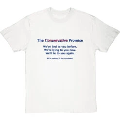 The Conservative Promise T-Shirt -Tshirt Store the conservative promise tshirt 7 whitetshirt