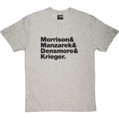 The Doors Line-Up T-Shirt -Tshirt Store the doors tshirt 1 lightoxfordtshirt