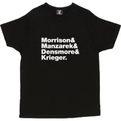 The Doors Line-Up T-Shirt -Tshirt Store the doors tshirt 2 black mens v neck tshirt