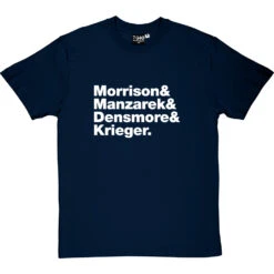 The Doors Line-Up T-Shirt -Tshirt Store the doors tshirt 2 navybluetshirt