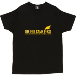 The Egg Came First . T-Shirt -Tshirt Store the egg came first tshirt 6 black mens v neck tshirt