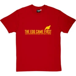 The Egg Came First . T-Shirt -Tshirt Store the egg came first tshirt 6 redtshirt