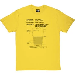 The Glass Is Full T-Shirt -Tshirt Store the glass is full tshirt 1 yellowtshirt