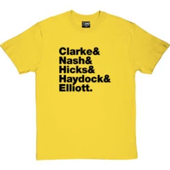 The Hollies Line-Up T-Shirt -Tshirt Store the hollies line up tshirt 1 yellowtshirt