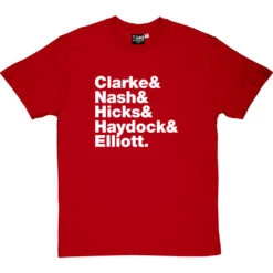 The Hollies Line-Up T-Shirt -Tshirt Store the hollies line up tshirt 2 redtshirt