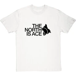 The North Is Ace T-Shirt -Tshirt Store the north is ace tshirt 1 whitetshirt