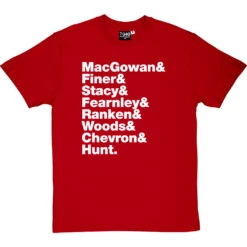 The Pogues Line-Up T-Shirt -Tshirt Store the pogues tshirt 2 redtshirt
