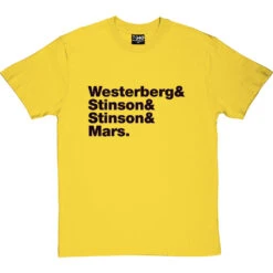 The Replacements Line-Up T-Shirt -Tshirt Store the replacements line up tshirt 1 yellowtshirt