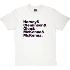 The Sensational Alex Harvey Band Line-Up T-Shirt -Tshirt Store the sensational alex harvey band line up tshirt 1 whitetshirt