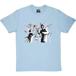 The Stone Roses (Splashes) T-Shirt -Tshirt Store the stone roses splashes tshirt 179 skybluetshirt
