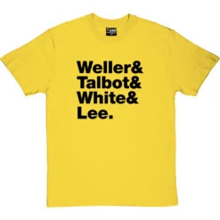The Style Council Line-Up T-Shirt -Tshirt Store the style council line up tshirt 1 yellowtshirt