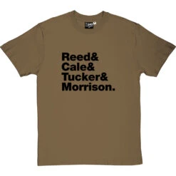 The Velvet Underground Line-Up T-Shirt -Tshirt Store the velvet underground tshirt 1 olivetshirt