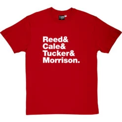 The Velvet Underground Line-Up T-Shirt -Tshirt Store the velvet underground tshirt 2 redtshirt