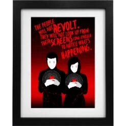 The People Will Not Revolt Art Print
