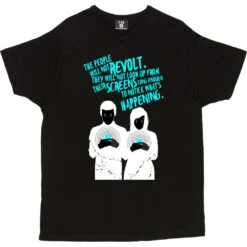 The People Will Not Revolt T-Shirt -Tshirt Store their screens tshirt 178 black mens v neck tshirt