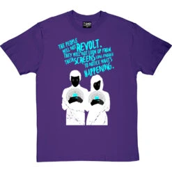 The People Will Not Revolt T-Shirt -Tshirt Store their screens tshirt 178 purpletshirt