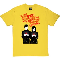 The People Will Not Revolt T-Shirt -Tshirt Store their screens tshirt 179 yellowtshirt