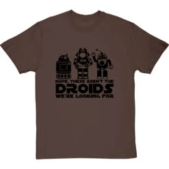 Nope, These Aren't The Droids We're Looking For T-Shirt -Tshirt Store these arent the droids tshirt 1 hazelnuttshirt