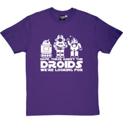 Nope, These Aren't The Droids We're Looking For T-Shirt -Tshirt Store these arent the droids tshirt 2 purpletshirt